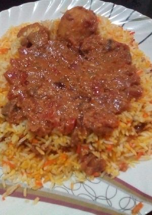 A picture of Beef biryani #authors marathon.