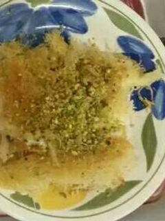 صورة لوصفة كنافه بالقشطه
