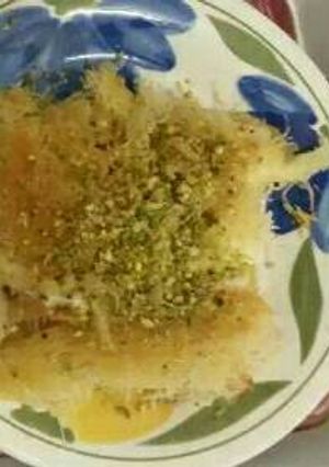 صورة لوصفة كنافه بالقشطه