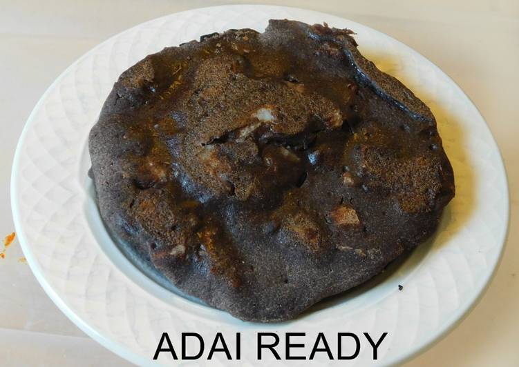 Sweet Ragi Adai (patties)