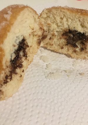 Una foto de Bolitas de fraile rellenas con chocolate 🍫!!!