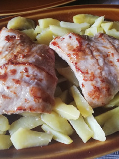 Una foto de Secreto ibérico a la plancha extra jugoso