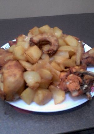 صورة لوصفة دجاج بالفرن