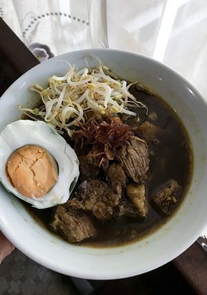 Foto resep Rawon Daging Sapi (Bumbu Instan)