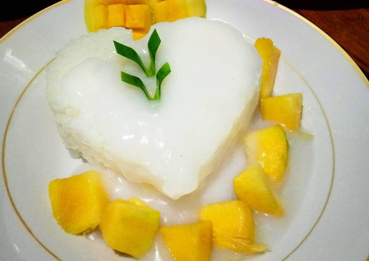 Bagaimana Menyiapkan Love Mango Sticky Rice Anti Gagal