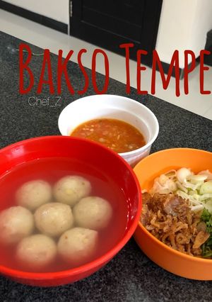 Foto resep Bakso Tempe#pekaninspirasi