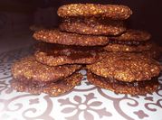 Una foto de alfajor vegano