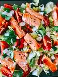Salade au saumon