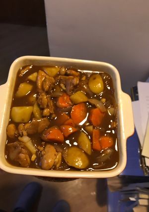 A picture of Japanese Curry chicken.