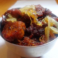 A picture of Beef Pepper chops.