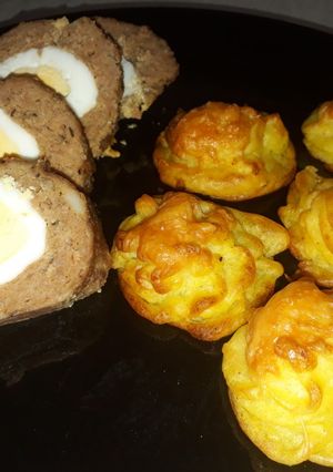 Belül puha, kivűl ropogós hercegnőburgonya recept fotója