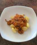 Ñoquis con Salsa Boloñesa