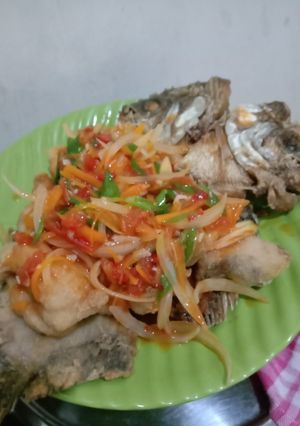 Foto resep Ikan gurame asam manis