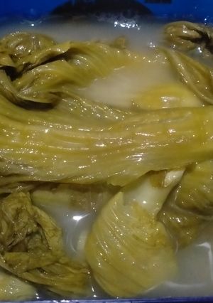 Foto resep Sawi asin simpel banget hanya 2 bahan