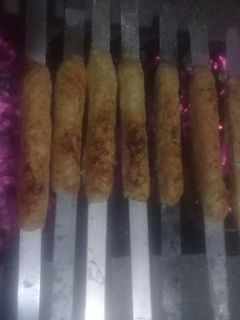 صورة لوصفة كباب دجاج على الفحم