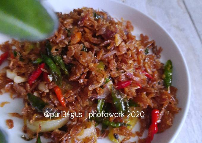 Tumis Udang Rebon