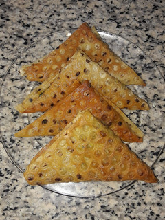 عکسی از دستور سمبوسه سیب زمینی