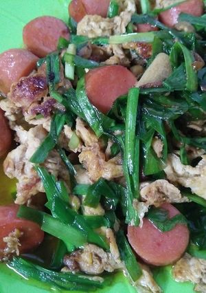 Foto resep Orak arik telur sosis kucai