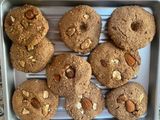Galletas de avena, harina de coco y almendra