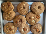 Galletas de avena, harina de coco y almendra