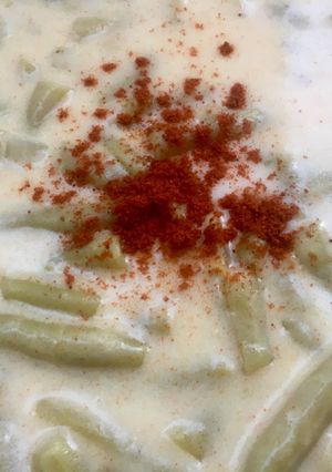 Gyors zöldbabfőzelék recept fotója
