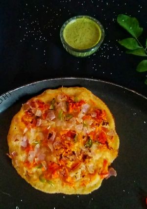 A picture of Uttapam.