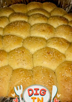 A picture of SOFT NO KNEAD DINNER ROLLS #ChristmasBaking.