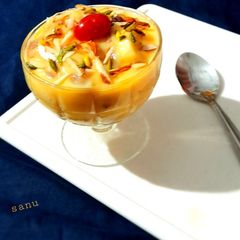 A picture of Banana Bread Custard.