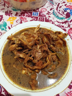 Foto resep Brongkos ayam kampung