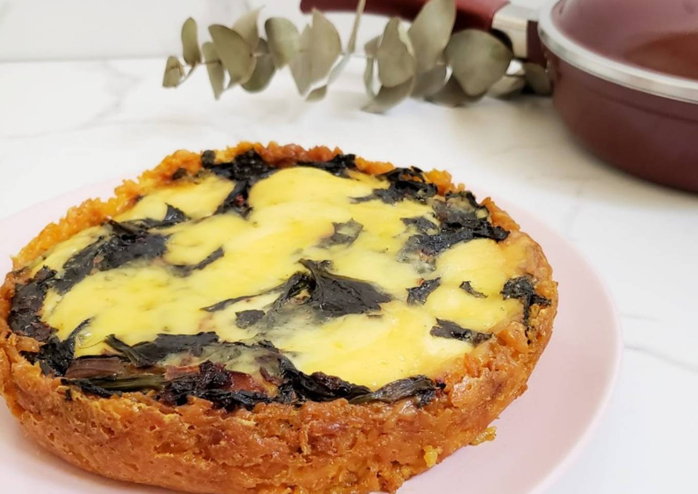 TARTA CON BASE DE ARROZ 🍚