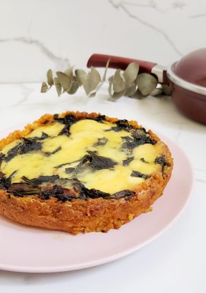 Una foto de TARTA CON BASE DE ARROZ 🍚