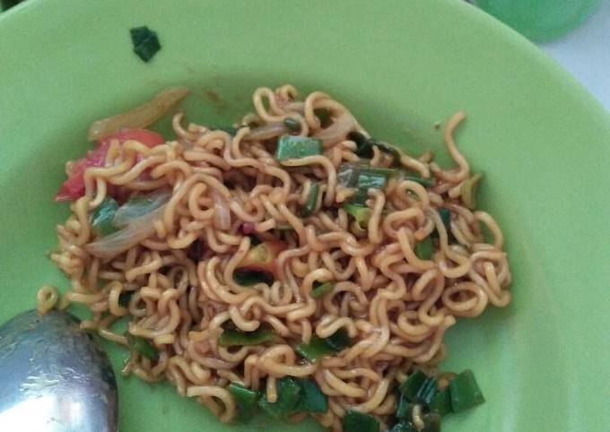 Resep: Mie rebus jadi mie goreng basah nyemek Irit Anti Gagal