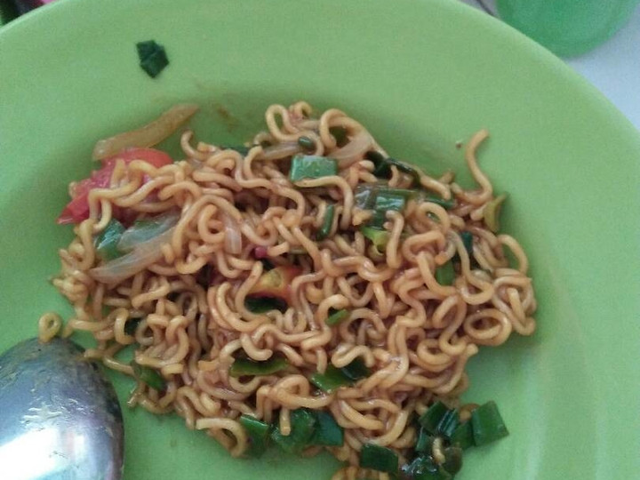 Resep: Mie rebus jadi mie goreng basah nyemek Irit Anti Gagal