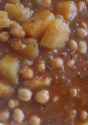 Una foto de Garbanzos estofados