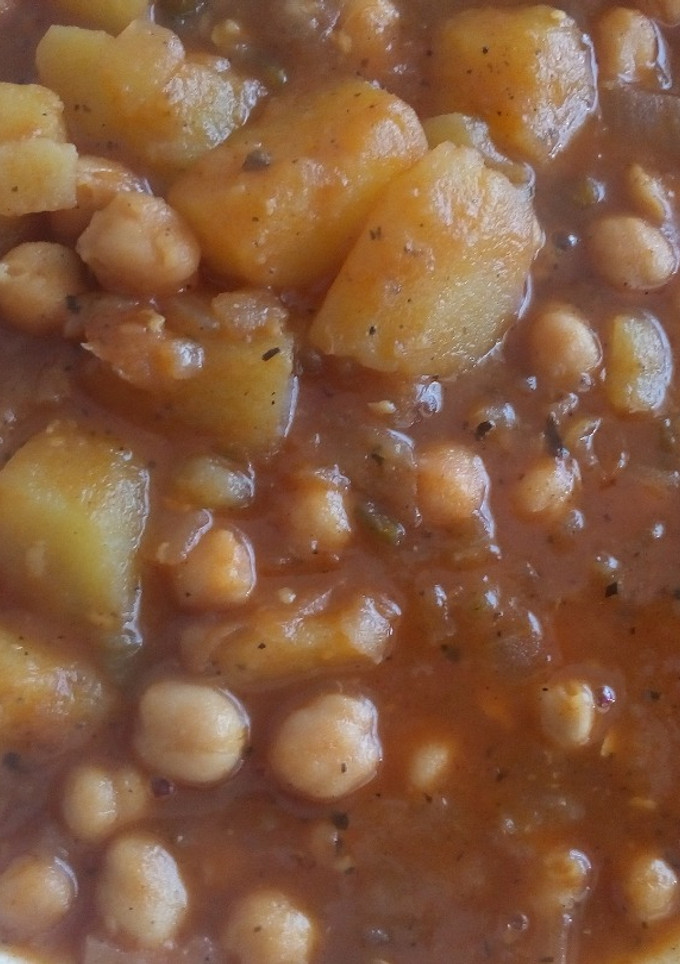 Una foto de Garbanzos estofados