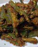 Crispy Besani bhindi fry