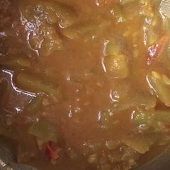 A picture of Kadu ki sabji.