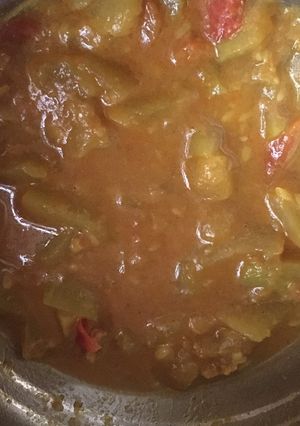 A picture of Kadu ki sabji.