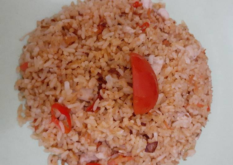 Resep Nasi Goreng Ayam à la Korean style Anti Gagal