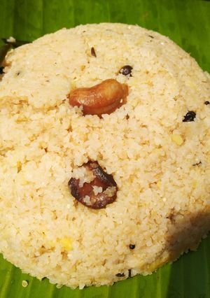 கோதுமை ரவா பொங்கல் செய்முறை முக்கிய புகைப்படம்