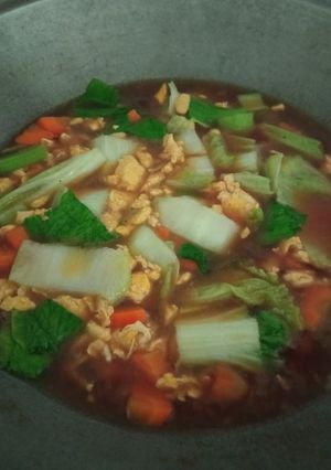 Foto resep Sup telur simple