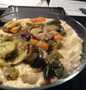 Simple Way Make Recipe Sautéed Veggies and Creamy, Cheesy Grits that is Delicious, Can Spoil the Tongue}