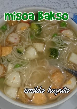 Foto resep Misoa kuah bakso