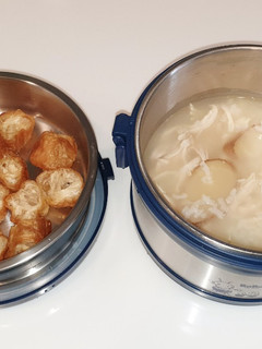小資~鹹蛋雞粥 的食譜成品照片