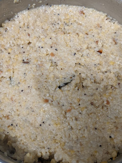 A picture of Rice (அரிசி) upma.