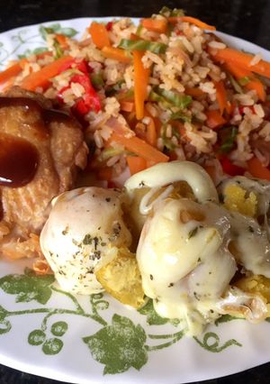 Una foto de Arroz 🍚 con verduras