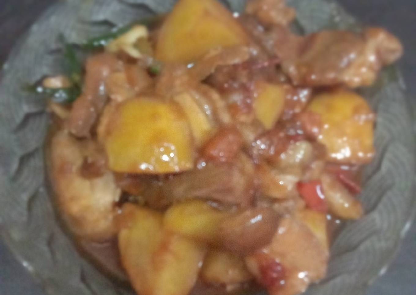 Babi kecap Sederhana (Non Halal)