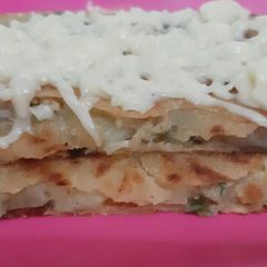 Aloo chesse paratha A picture of Aloo chesse paratha.