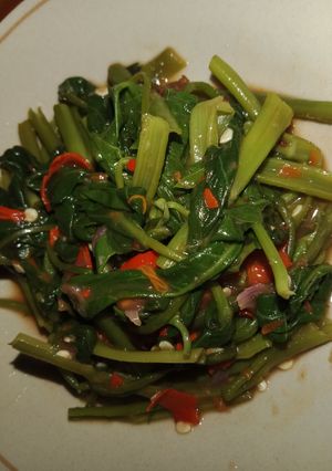 Foto resep 77. Rujak kangkung