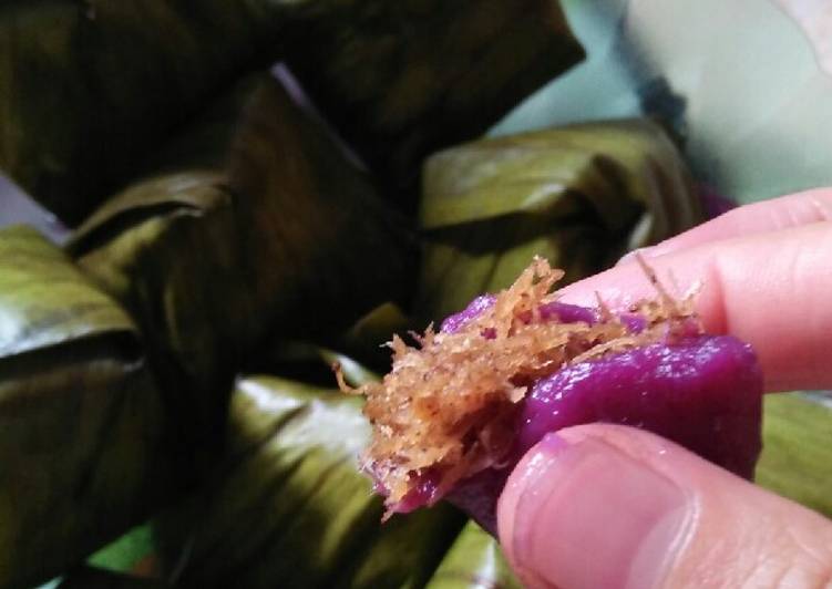 Kue Bugis aka Mendut Ubi Ungu